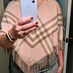 Burberry Classic Cashmere Pullover Shawl